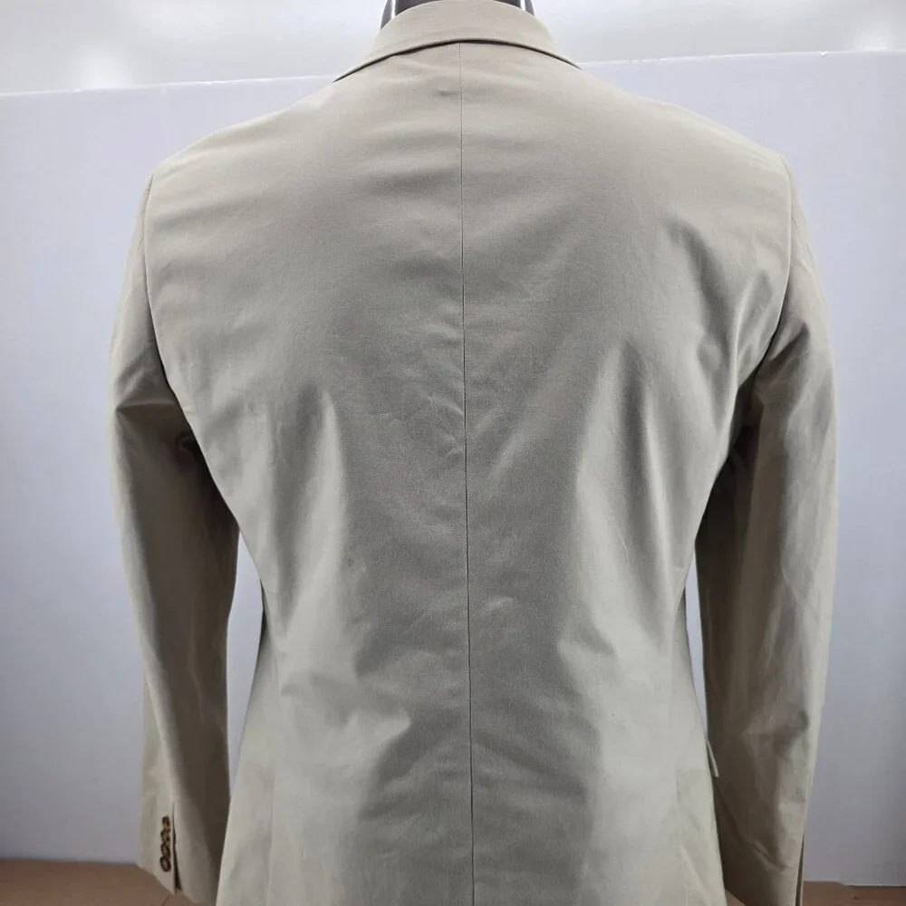 J.Crew Mens Slim-fit Thompson Blazer Khaki jacket Size 40R AZ830
